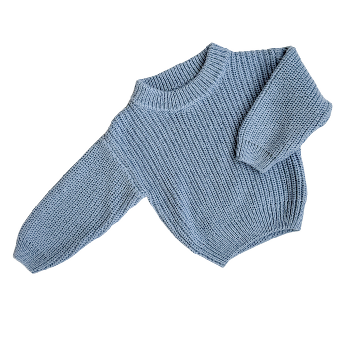 Chunky Knit Jumper | Blue