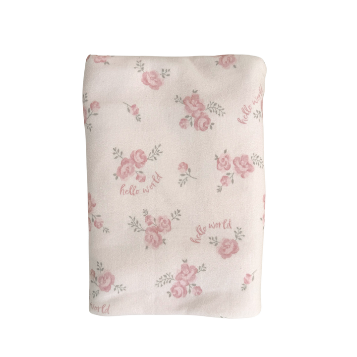 Swaddle Set | 'Hello World' Country Floral