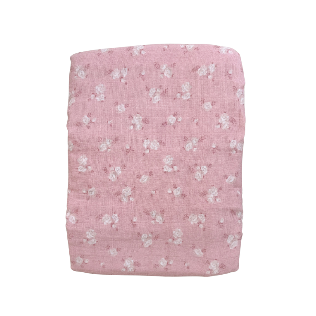 Muslin Swaddle | Pink Country Floral