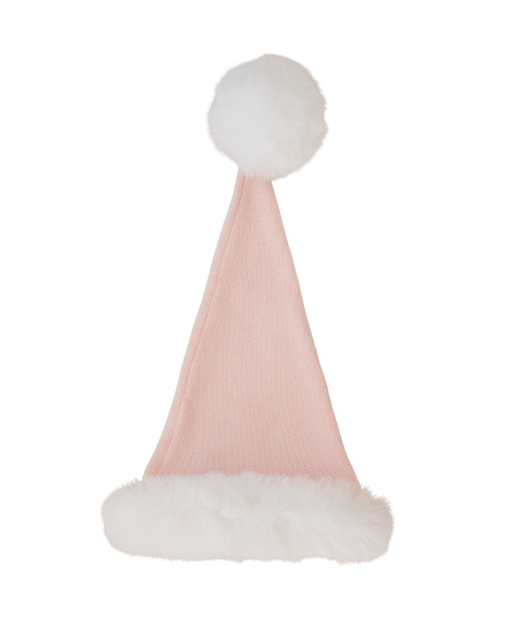 Knit Santa Hat | Baby Pink | PRE-ORDER