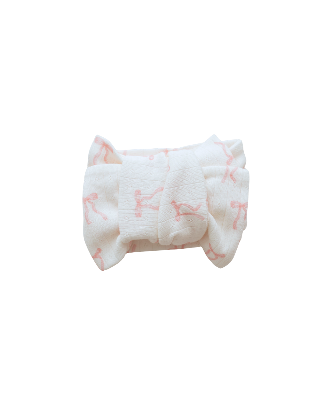Essential Oversized Topknot | Pink Bows