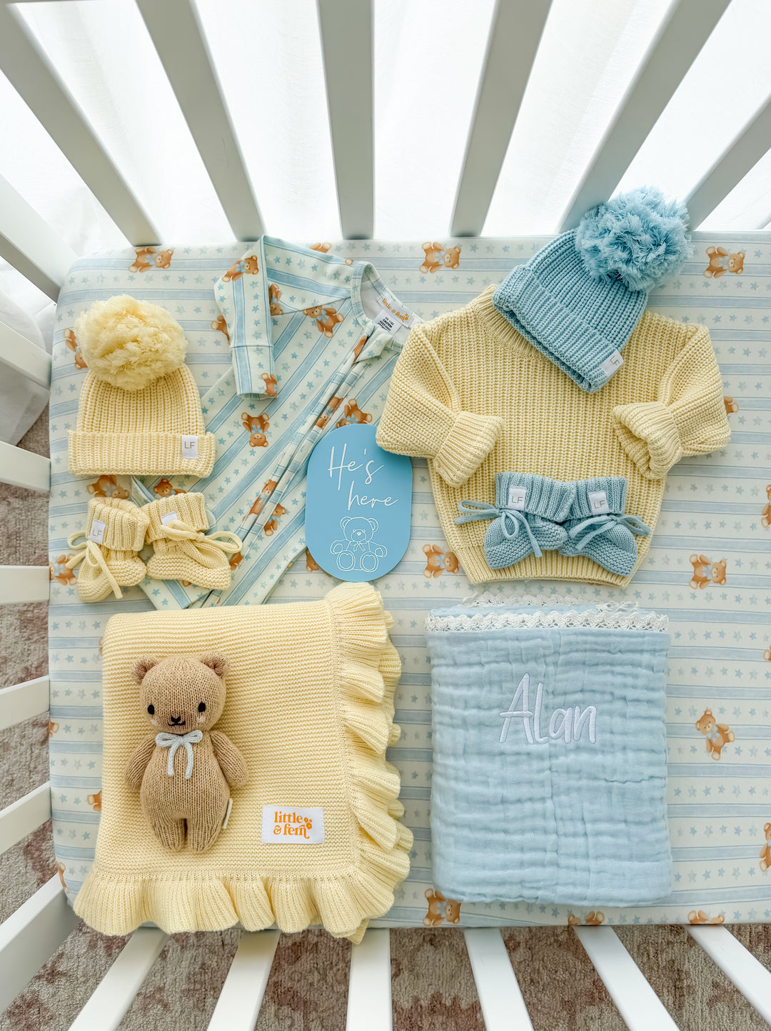 Chunky Baby Knit Jumper | Lemon