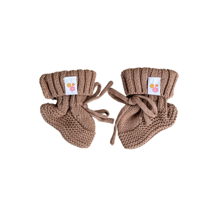 Knitted Booties | Teddy