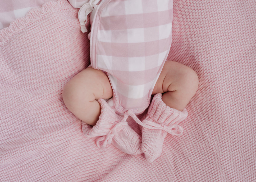 Kimono Onesie | Pink Gingham