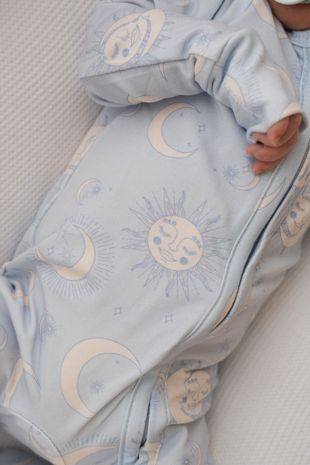 Zip Romper | Celestial Blue