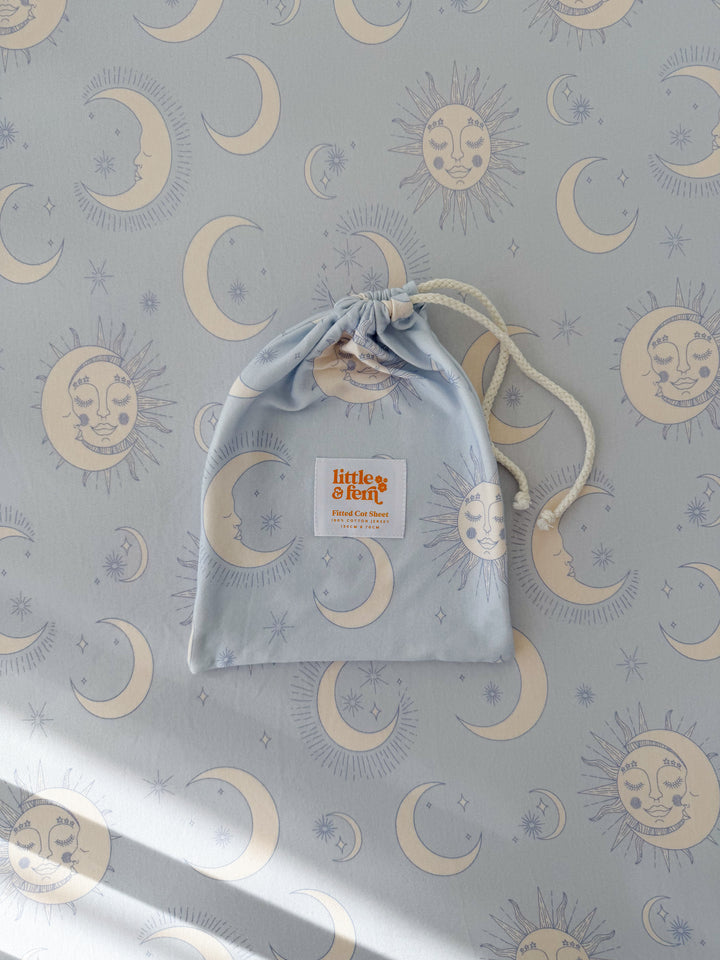 Cot Sheet | Celestial Blue