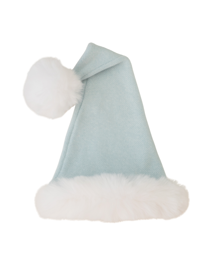 Knit Santa Hat | Sky Blue | PRE-ORDER