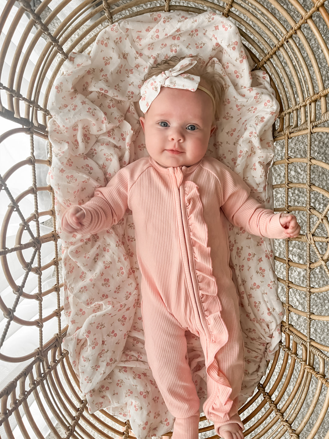 Muslin Swaddle | Paisley Peony