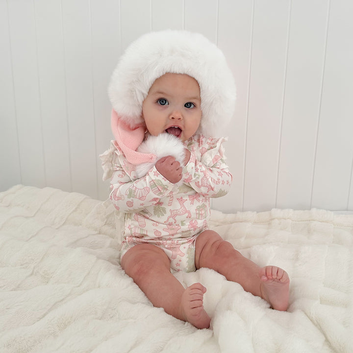Kimono Onesie | Santa Baby