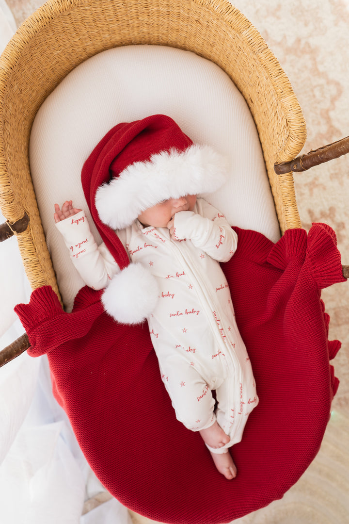 Knit Santa Hat | Rudolph Red | PRE-ORDER