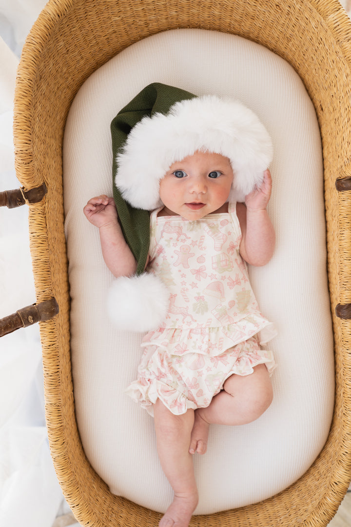 Knit Santa Hat | Forest | PRE-ORDER