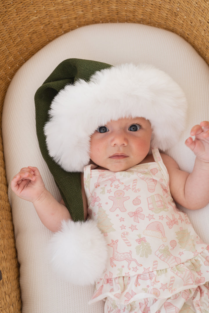 Knit Santa Hat | Forest | PRE-ORDER