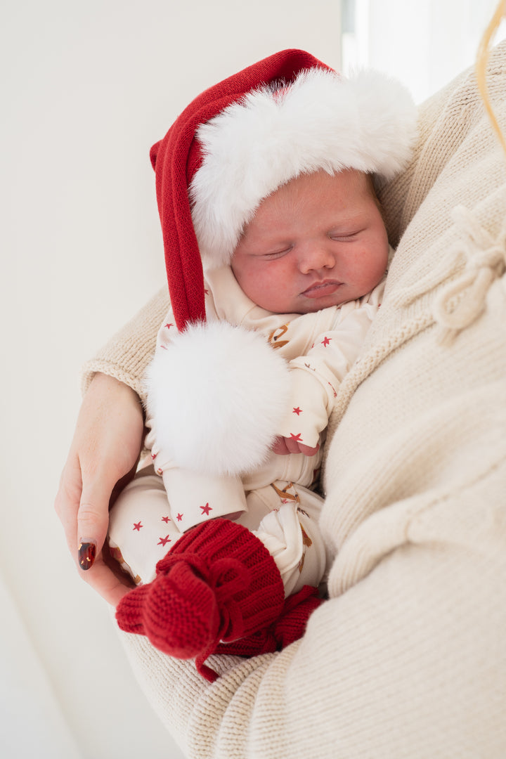 Knit Santa Hat | Rudolph Red | PRE-ORDER