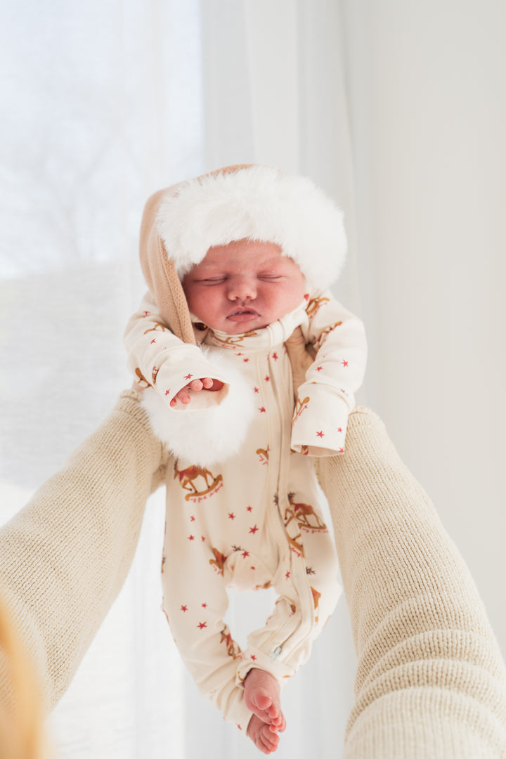 Knit Santa Hat | Teddy | PRE-ORDER