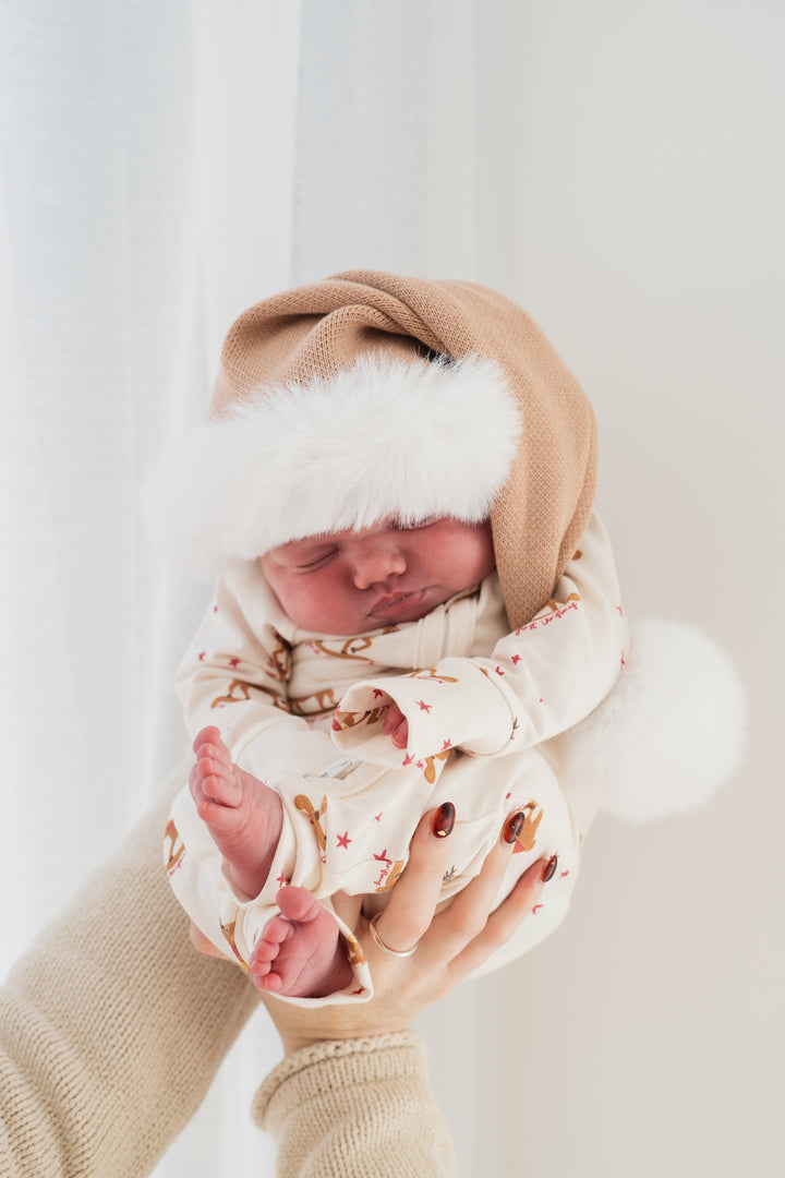 Knit Santa Hat | Teddy | PRE-ORDER