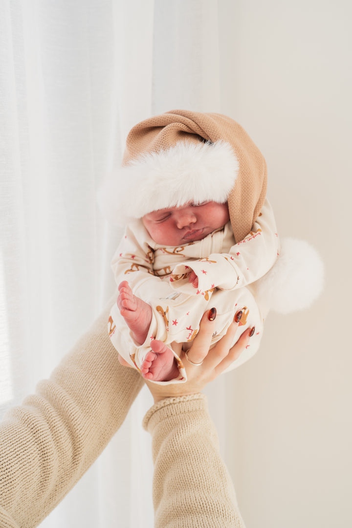 Knit Santa Hat | Teddy | PRE-ORDER