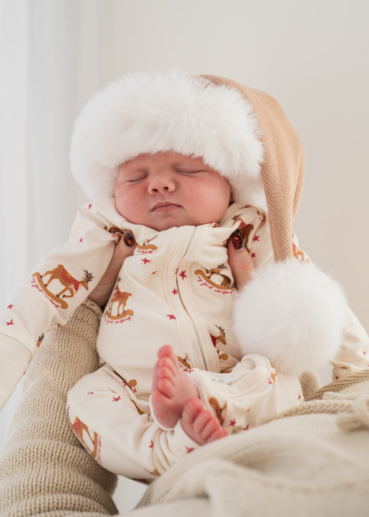Knit Santa Hat | Teddy | PRE-ORDER