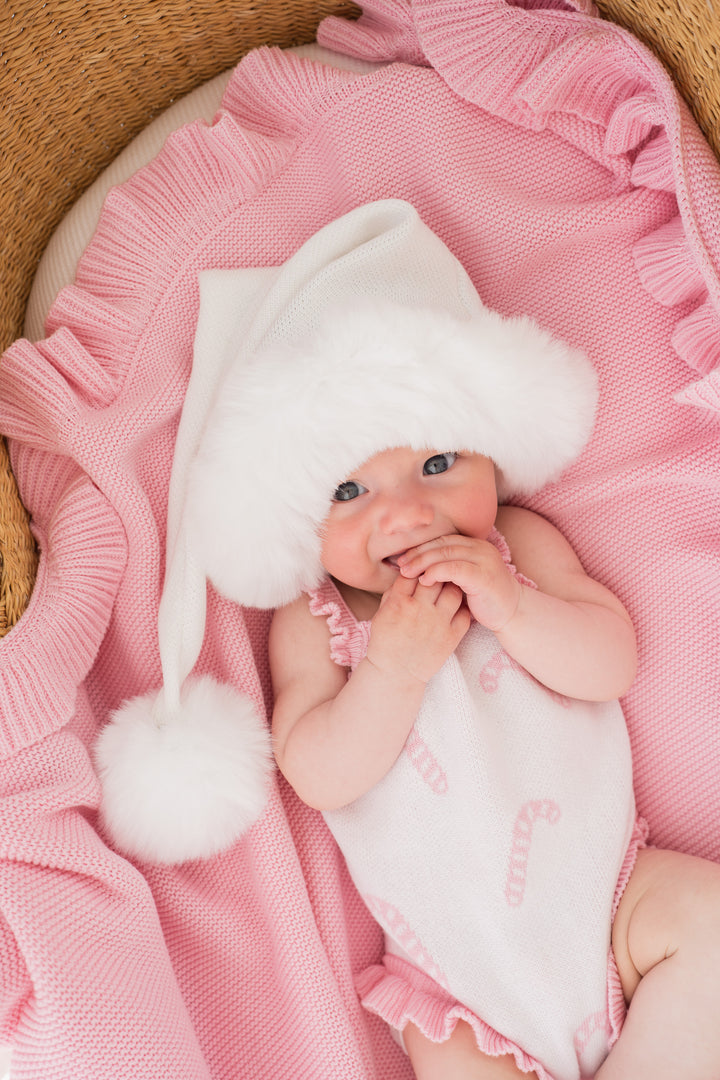 Knit Santa Hat | Snow | PRE-ORDER