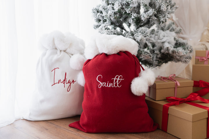 Knit Santa Sack | Rudolph | PRE-ORDER