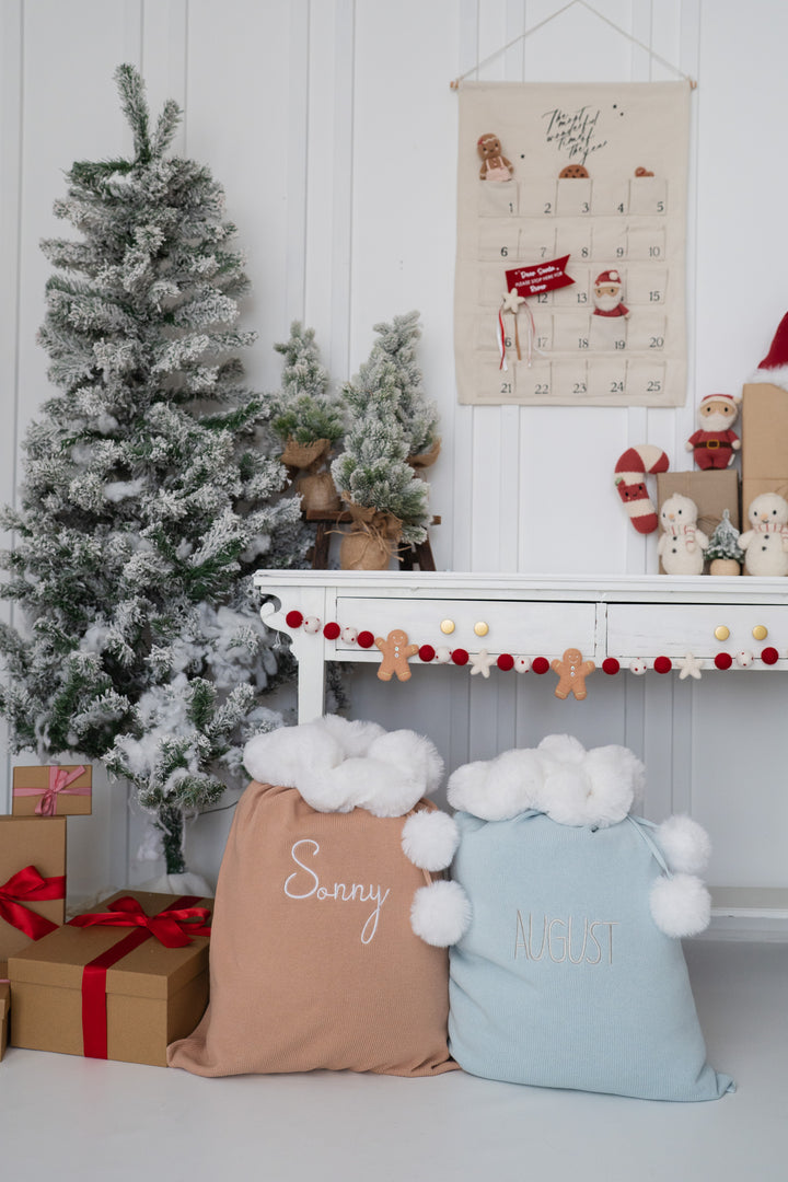 Knit Santa Sack | Teddy | PRE-ORDER