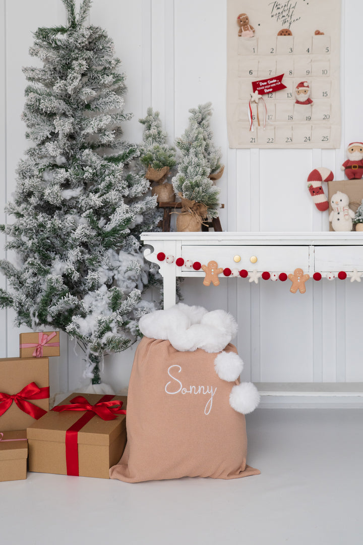 Knit Santa Sack | Teddy | PRE-ORDER