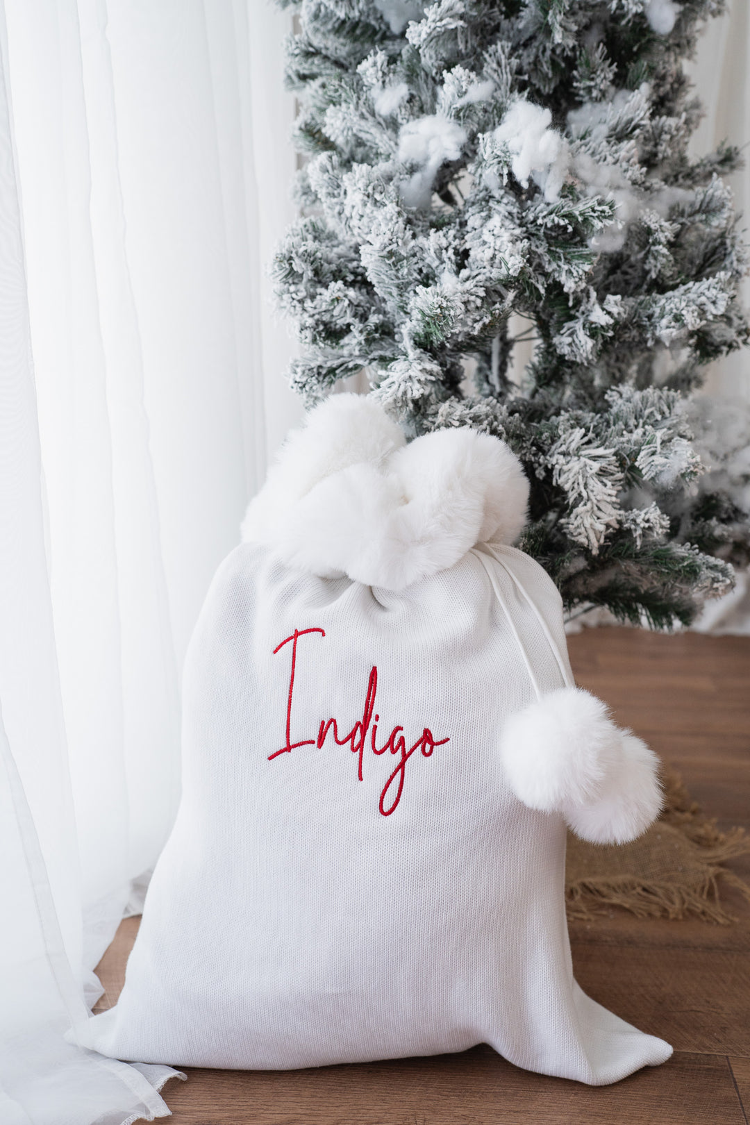 Knit Santa Sack | Snow | PRE-ORDER