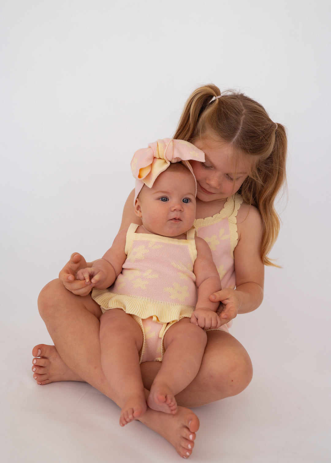 Knitted Shirt | Daisy Floral Lemon