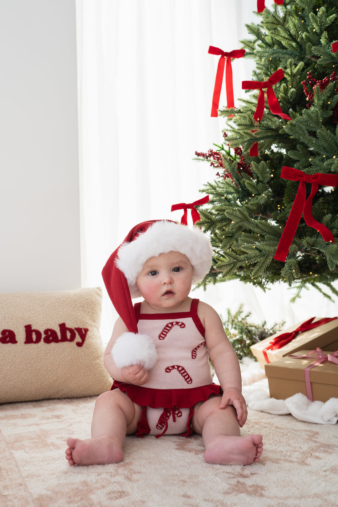 Knit Santa Hat | Rudolph Red | PRE-ORDER