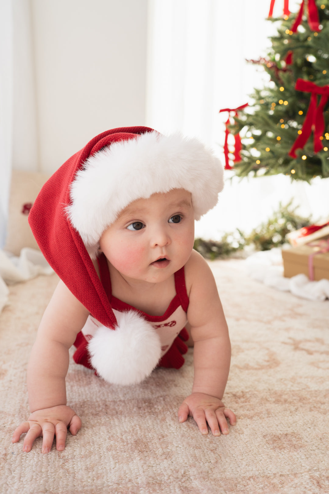 Knit Santa Hat | Rudolph Red | PRE-ORDER