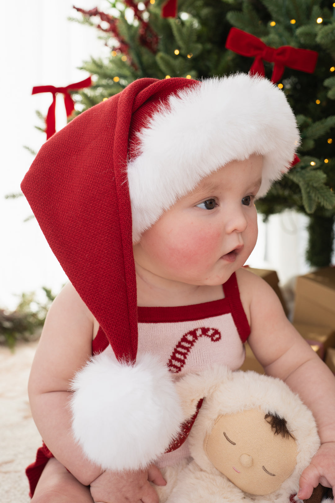 Knit Santa Hat | Rudolph Red | PRE-ORDER