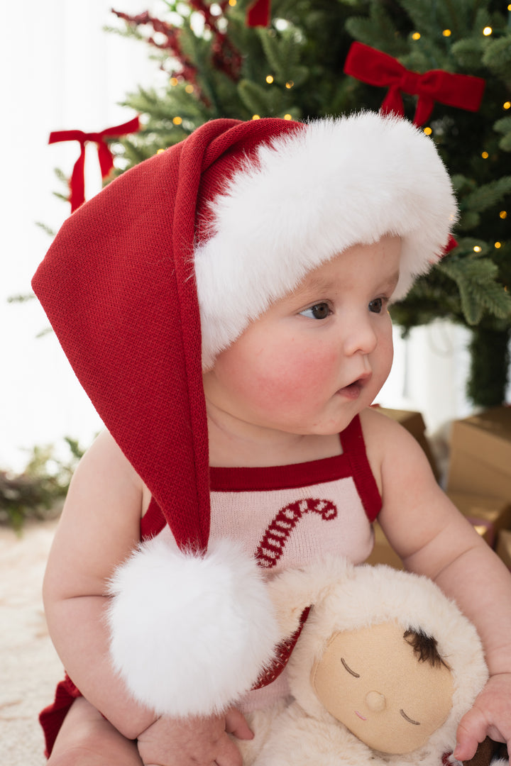 Knit Santa Hat | Rudolph Red | PRE-ORDER