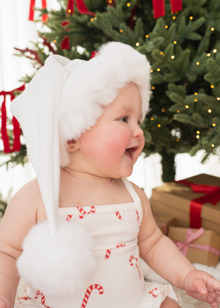 Knit Santa Hat | Snow | PRE-ORDER