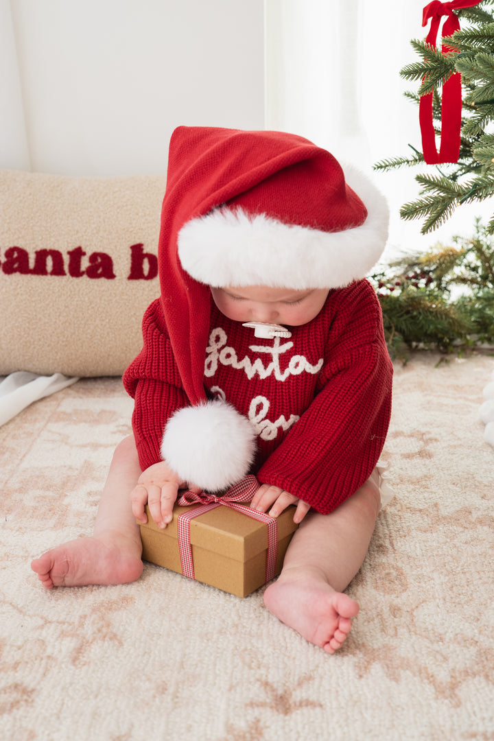 Knit Santa Hat | Rudolph Red | PRE-ORDER