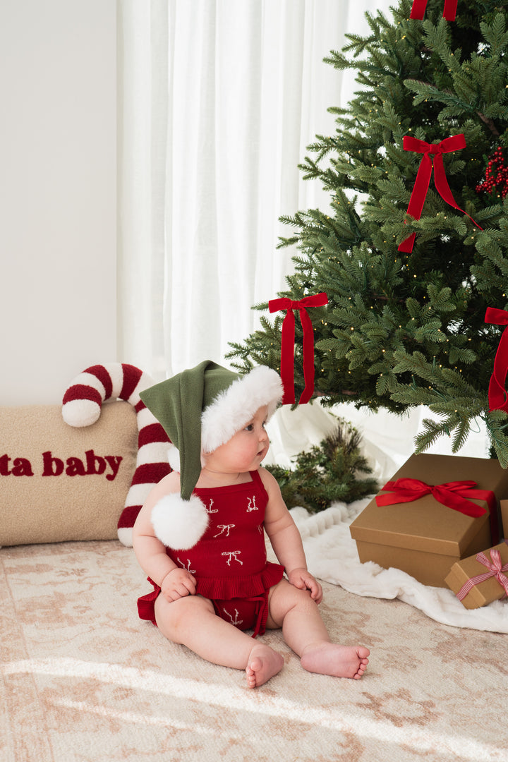 Knit Santa Hat | Forest | PRE-ORDER