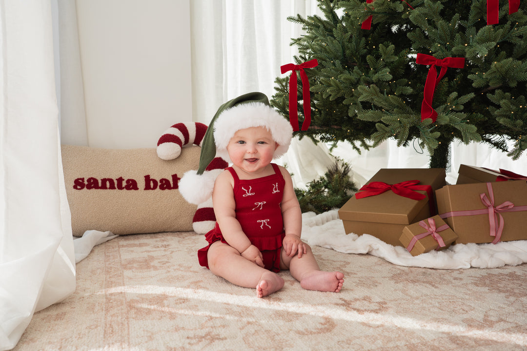 Knit Santa Hat | Forest | PRE-ORDER