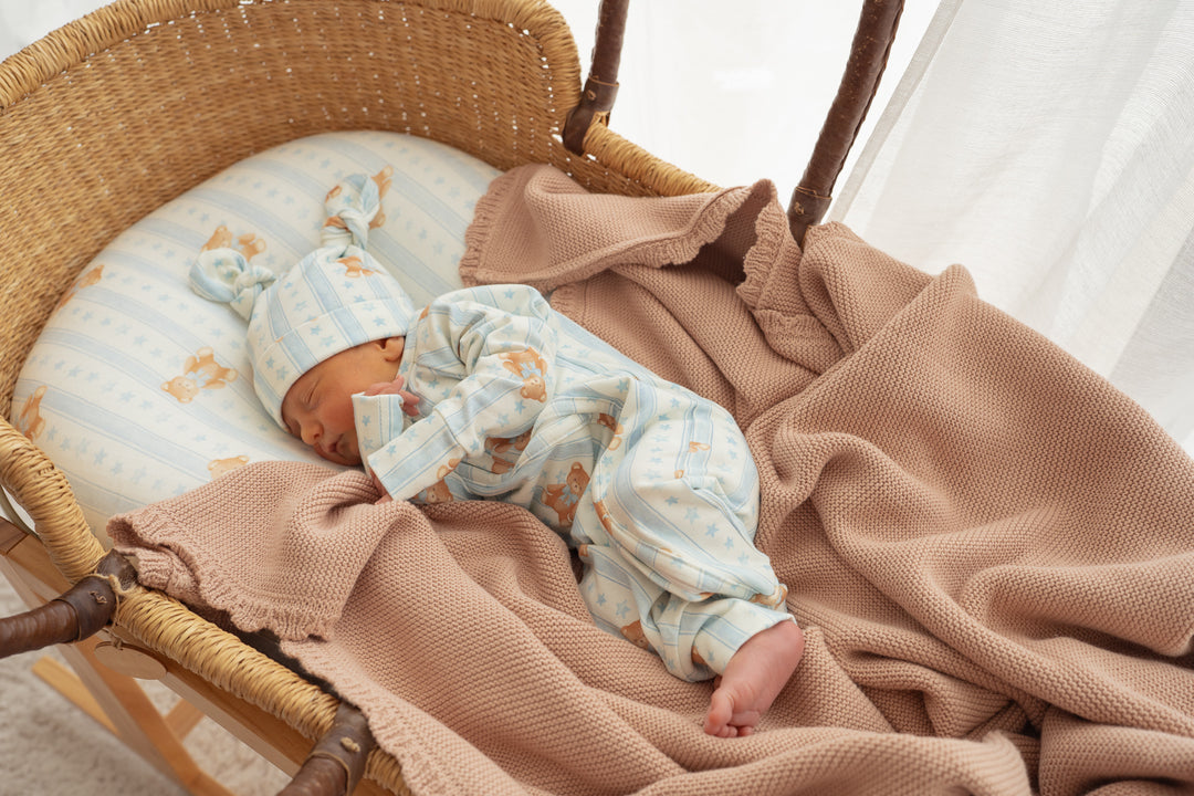 Heirloom Knit Blanket | Teddy