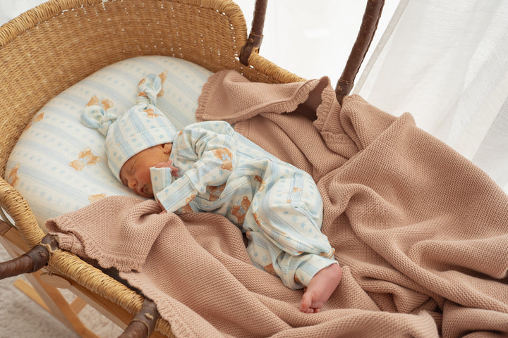 Heirloom Knit Blanket | Teddy