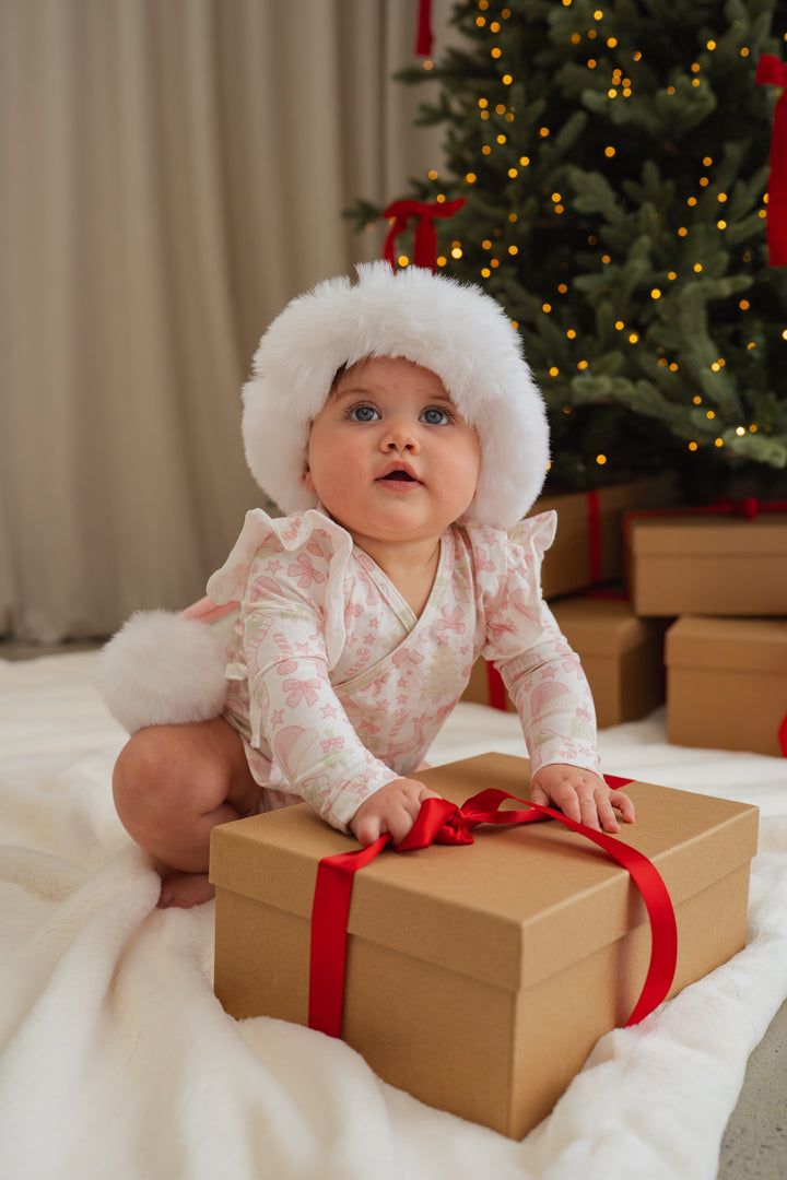 Kimono Onesie | Santa Baby