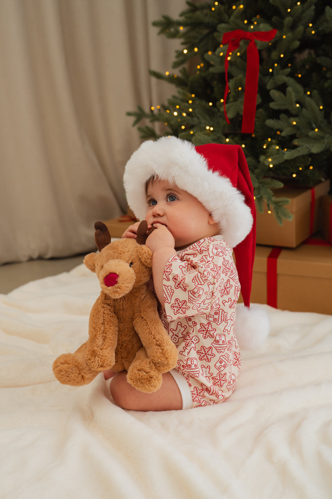 Oversized T-Shirt Romper | Gingerbread