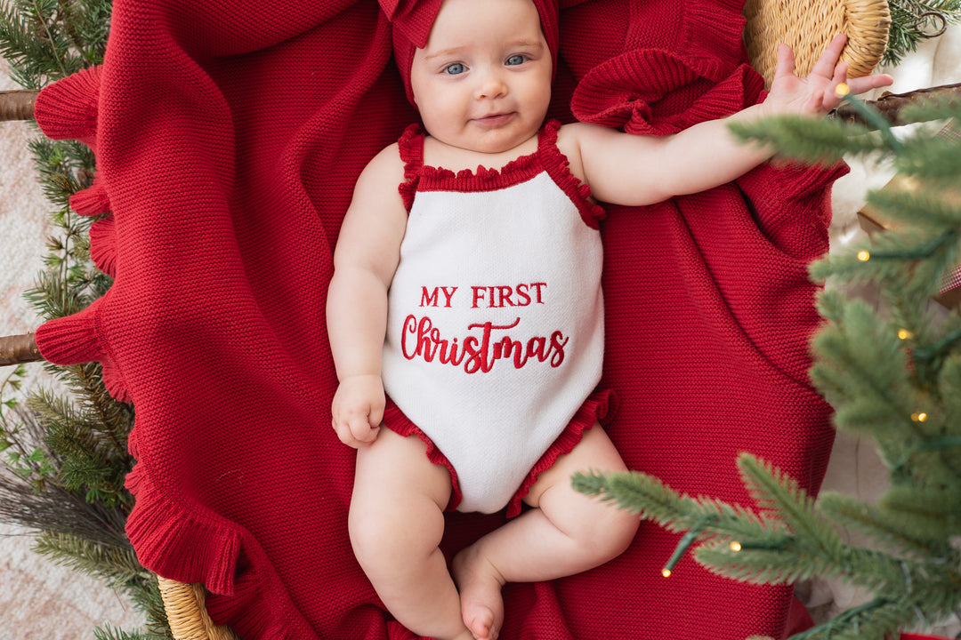 Knit Singlet Romper | Christmas | PRE-ORDER