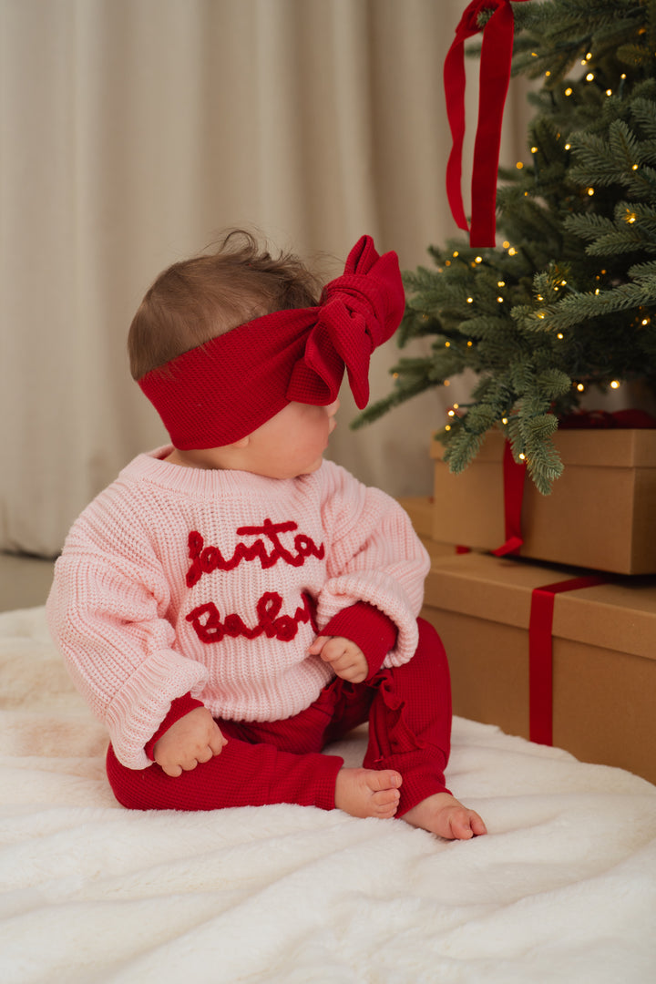 Knit Oversized Topknot | Rudolph