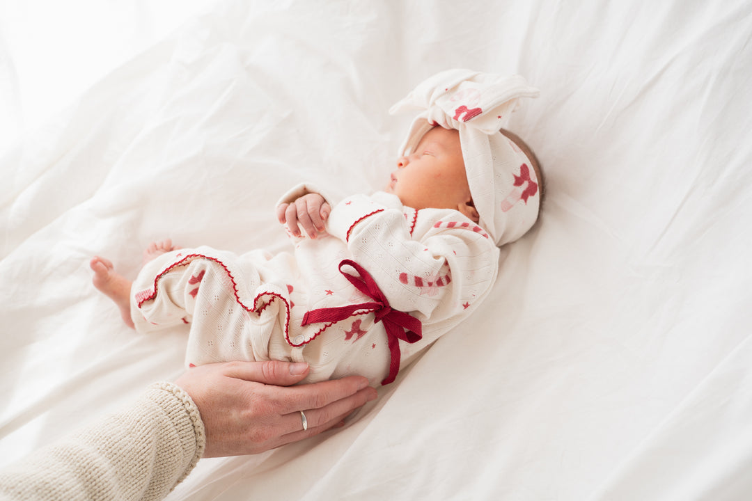 Kimono Romper | Candy Cane Bows | PRE-ORDER