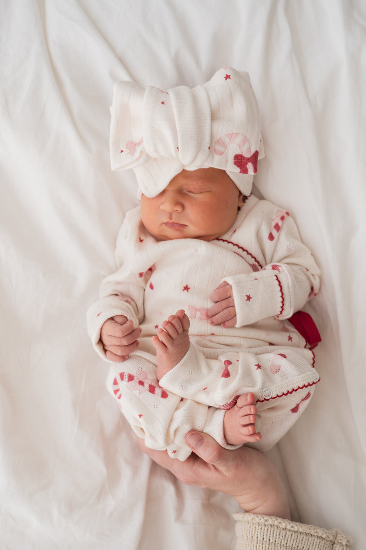 Oversized Topknot | Candy Cane Bows | PRE-ORDER