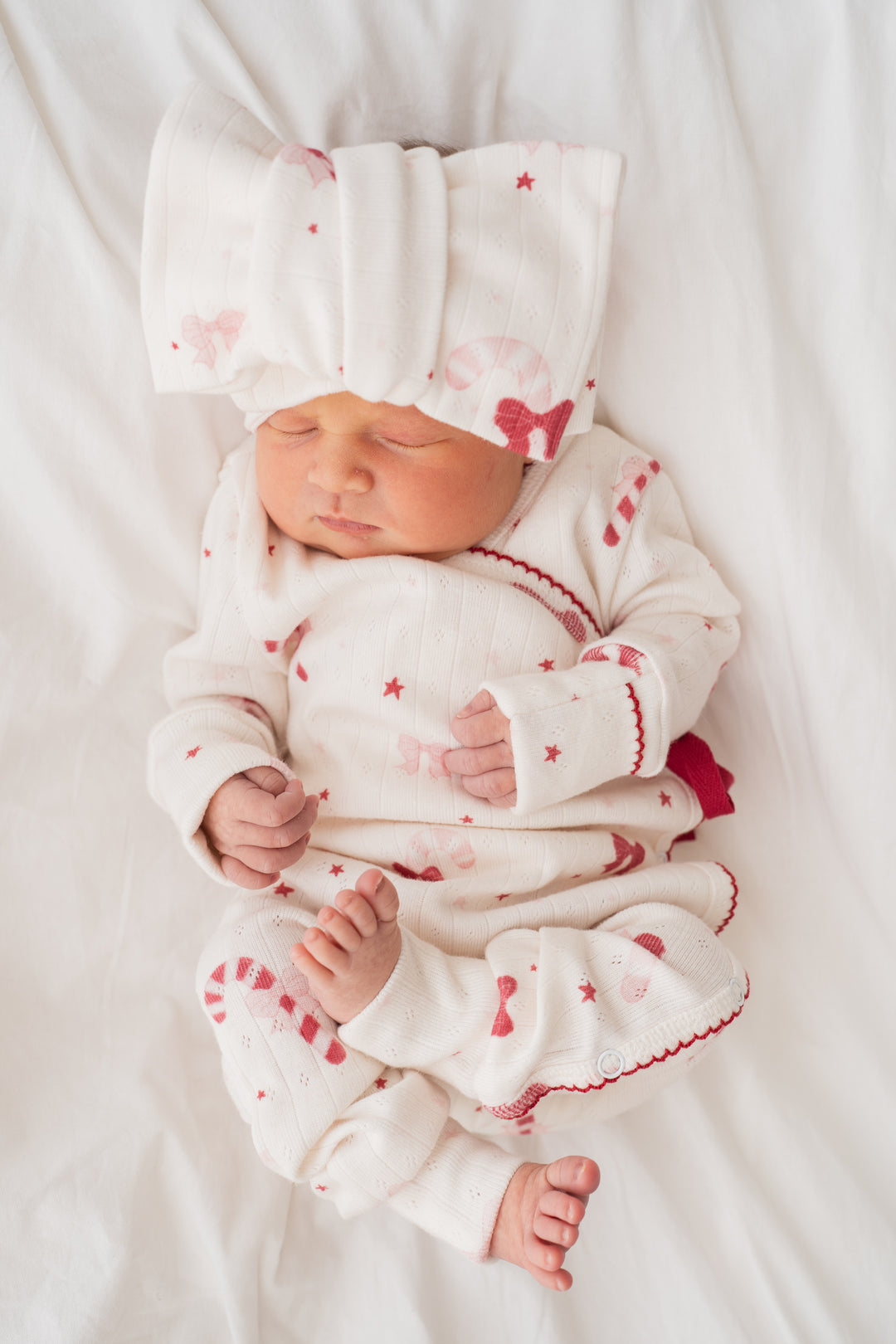 Oversized Topknot | Candy Cane Bows | PRE-ORDER