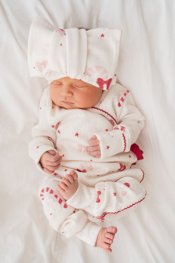 Oversized Topknot | Candy Cane Bows | PRE-ORDER