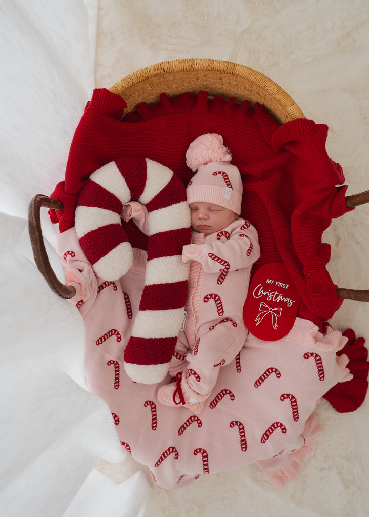 Candy Cane Cushion | Rudolph *PRE ORDER*