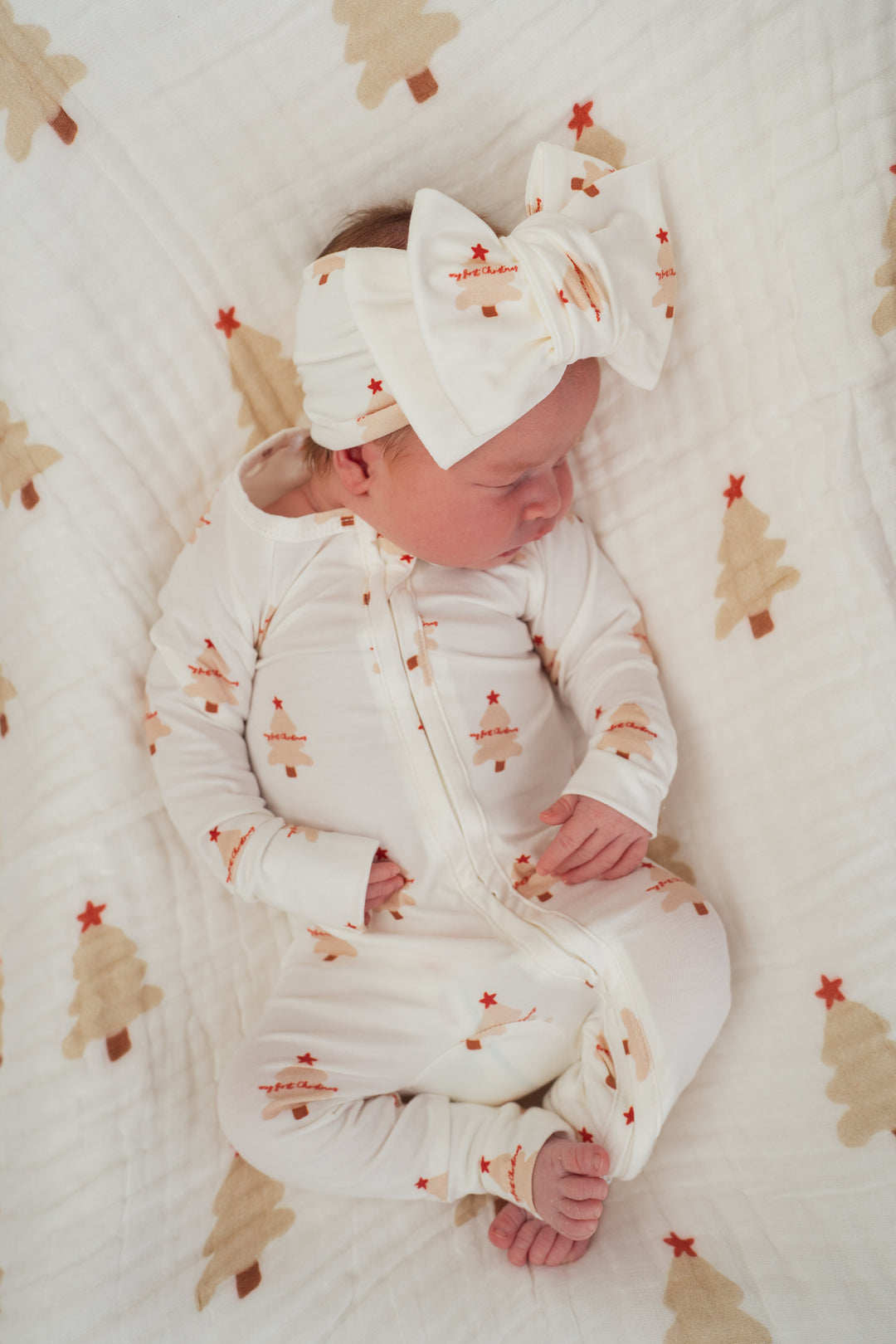 Zip Romper | My First Christmas (NO FRILL)