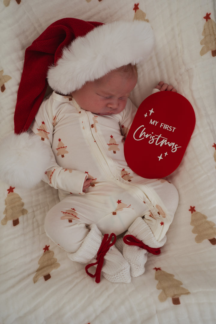"My First Christmas" Plaque | Stars