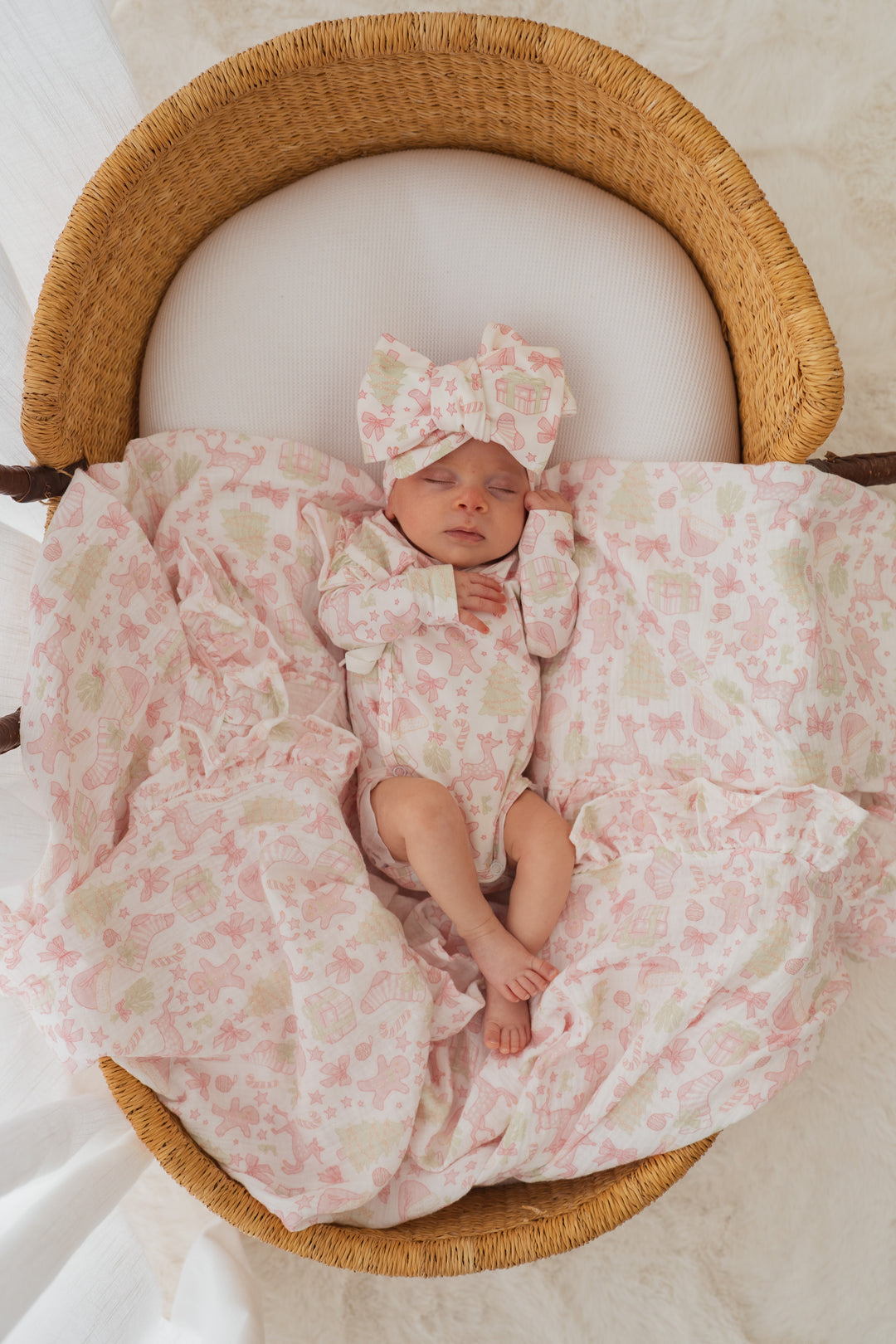 Kimono Onesie | Santa Baby