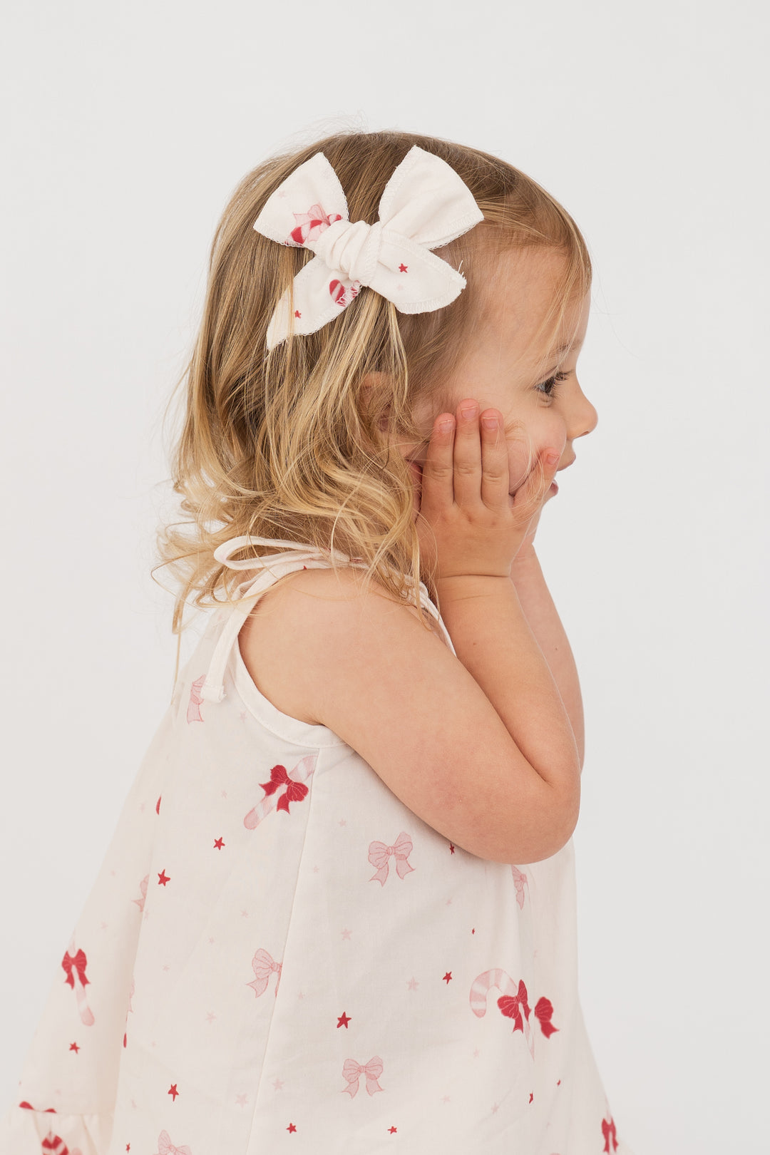 Tie Dress | Candy Cane Bows | PRE-ORDER